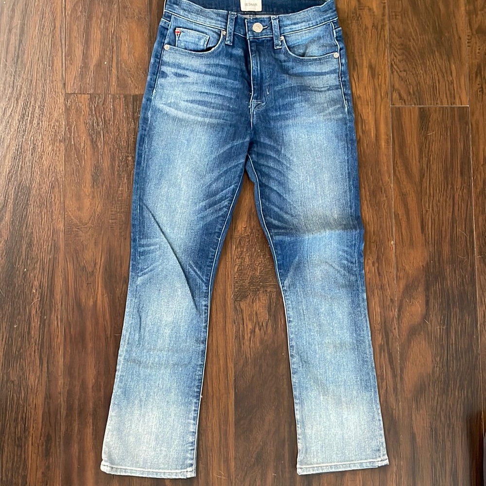 Hudson Harper High Rise Crop Baby Kick Flare